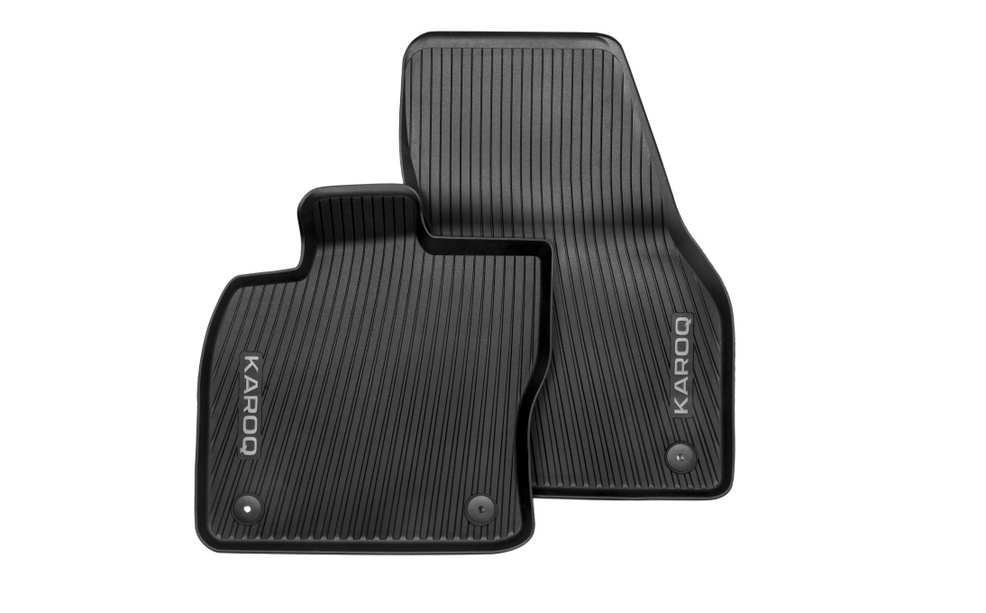 your All-weather car mats | accessories For Slovak Car | Karoq Interior | - foot front | Catalog Mats | republic