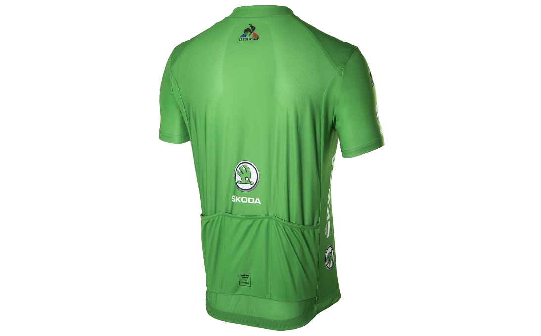 Replica of Green Jersey TdF 2021 Bike clothes Škoda Cycling For