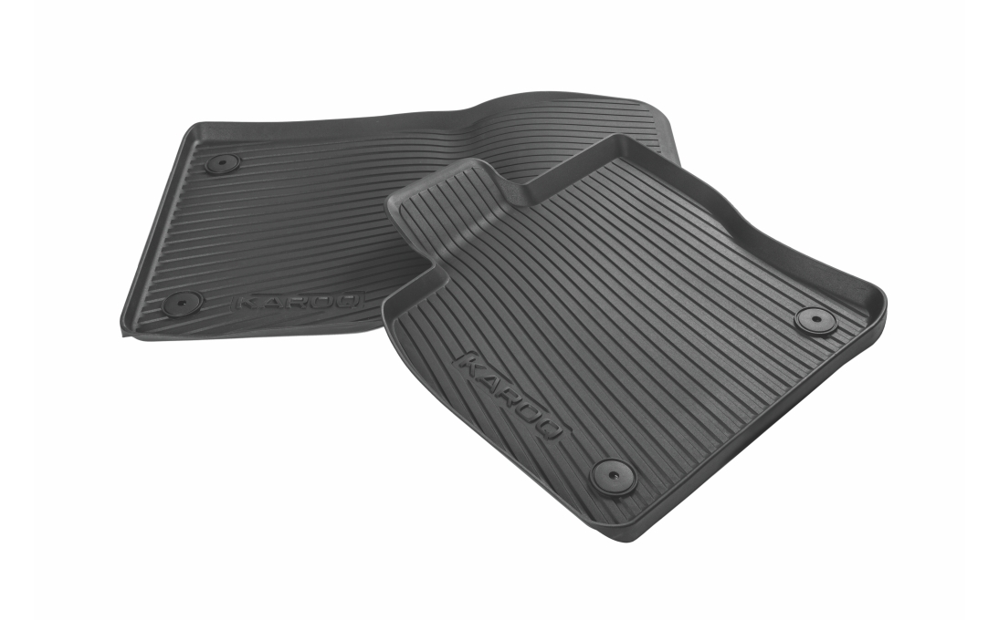 All-weather foot mats Karoq - accessories front | car | Catalog Slovak | For your Car republic Interior | Mats 