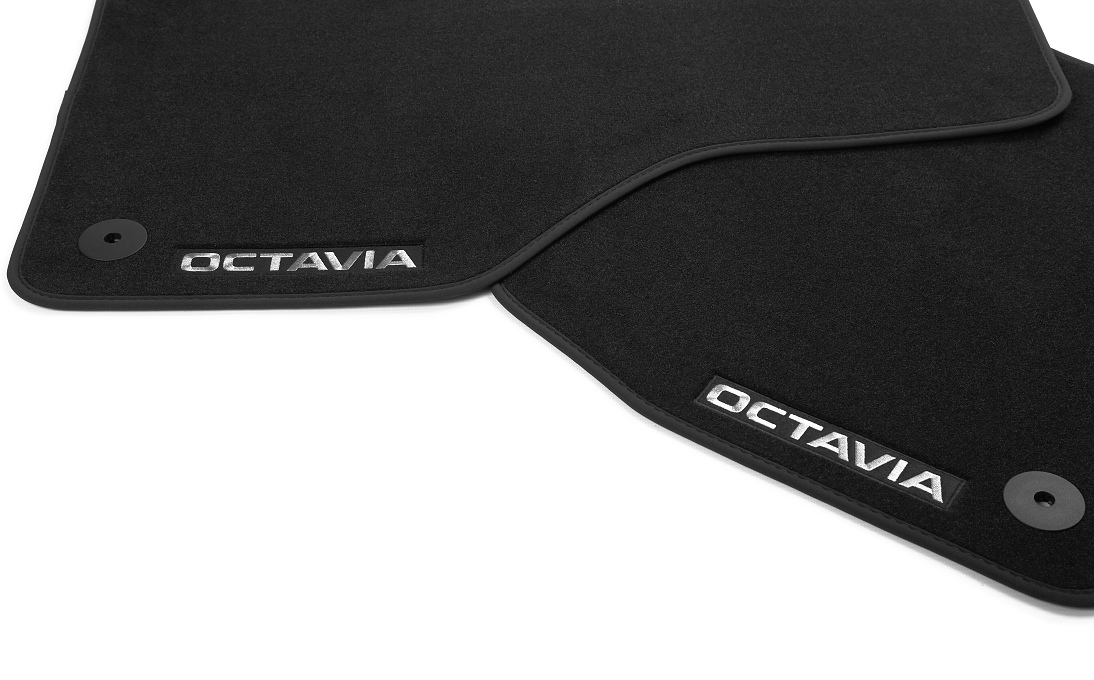 Original Skoda Octavia III (5E) Prestige Textil Fußmatten Satz