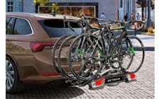 Bicycle rack for tow bars