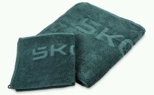 Gift set of 2 towels emerald