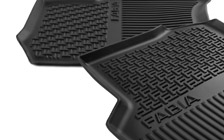 Rear rubber foot mats Fabia III