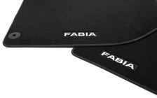 Textile foot mats for Fabia III