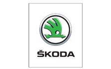Sticker with SKODA logo