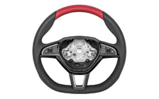 Three-spoke sports steering wheel