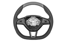 Three-spoke sports steering wheel