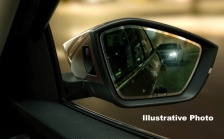 Auto dimming pasenger mirror