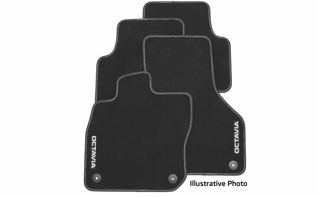 Textile foot mats Prestige Octavia IV
