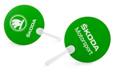 Promotional hand fan Motorsport set of 50 pcs