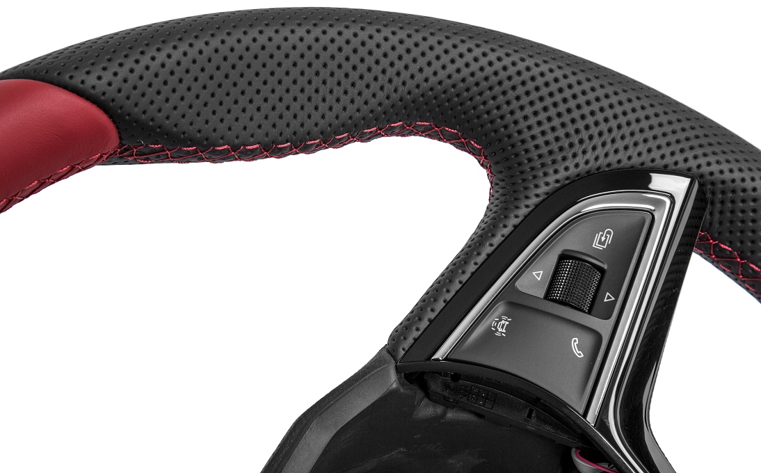 Three-spoke sports steering wheel