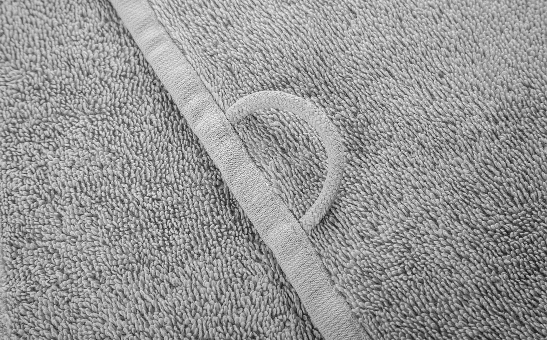 Set Towel and Bath Towel silver