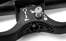 Bicycle rack for the trailer coupling Škoda