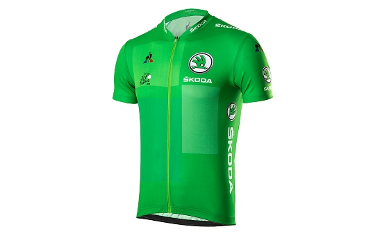 Replika of green jersey TdF 2018