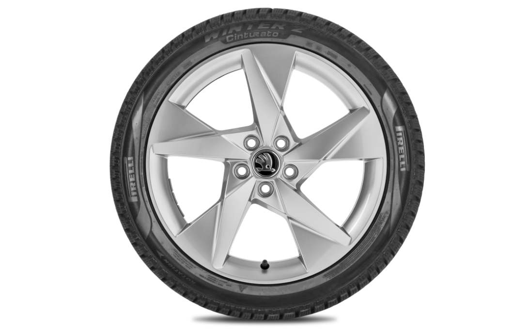 Complete winter alloy wheel VOLANS 17" for SCALA
