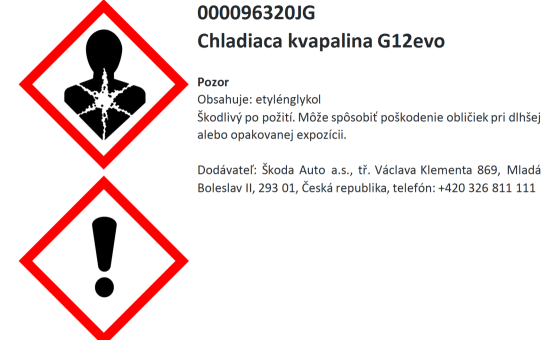 Ready-mix of cooling liquid G12evo 1 l