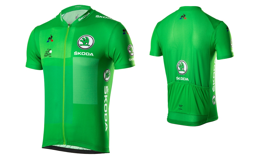 Replika of green jersey TdF 2018