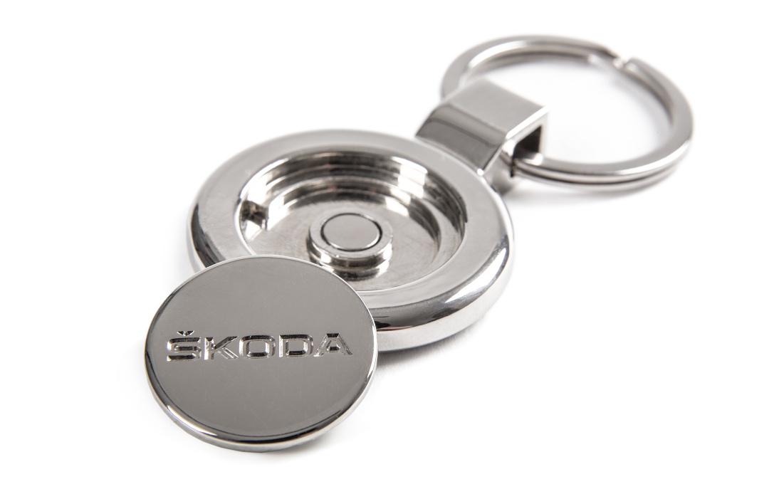 Metal Keyring with a chip