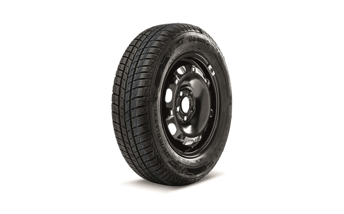 Complete steel wheel 14" for FABIA III, RAPID