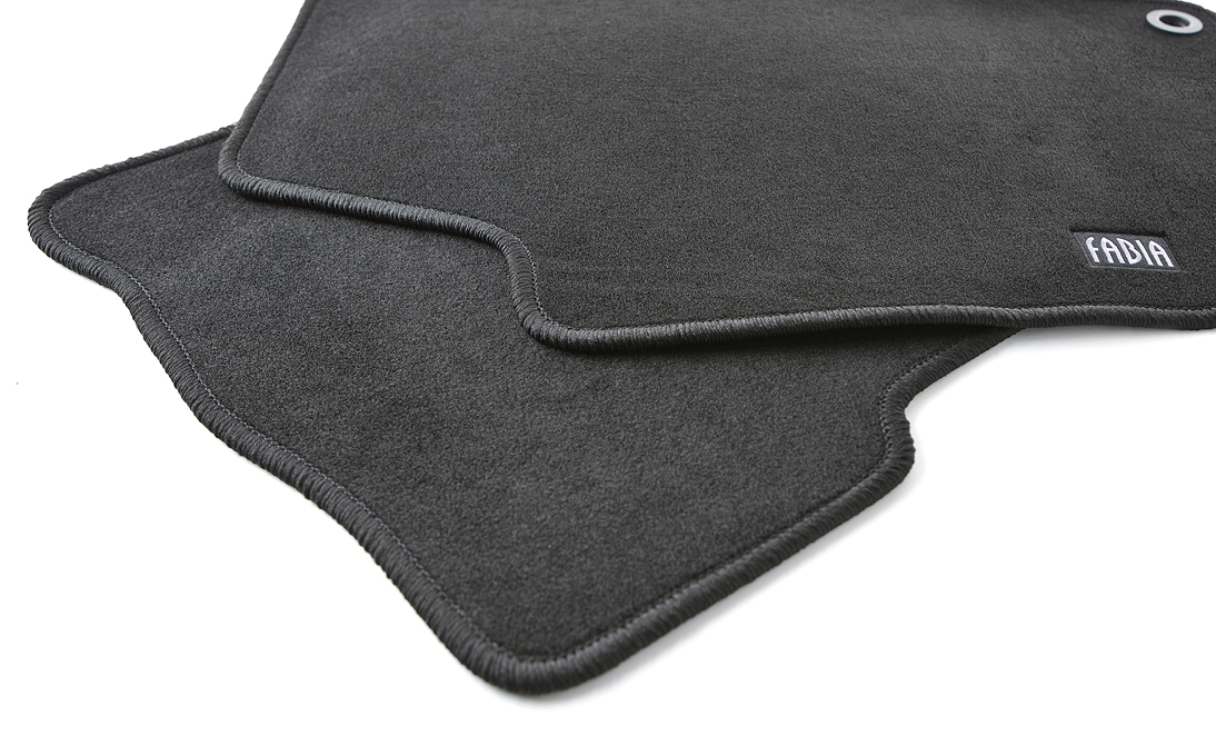Set of textile car mats Fabia I