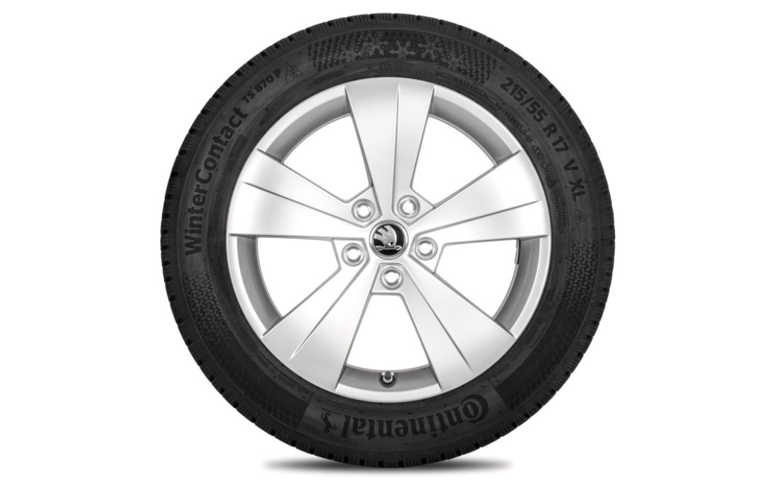 Complete winter alloy wheel TRITON 17" for SUPERB III