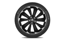 Complete winter 19" alloy wheel Supernova for SUPERB III