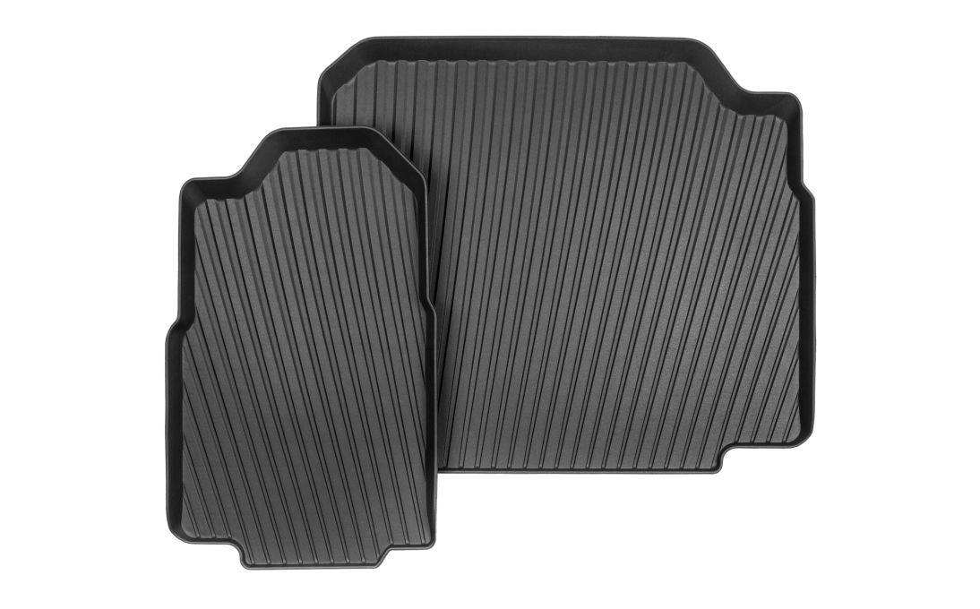 All-weather foot mats  for third row of seats Kodiaq