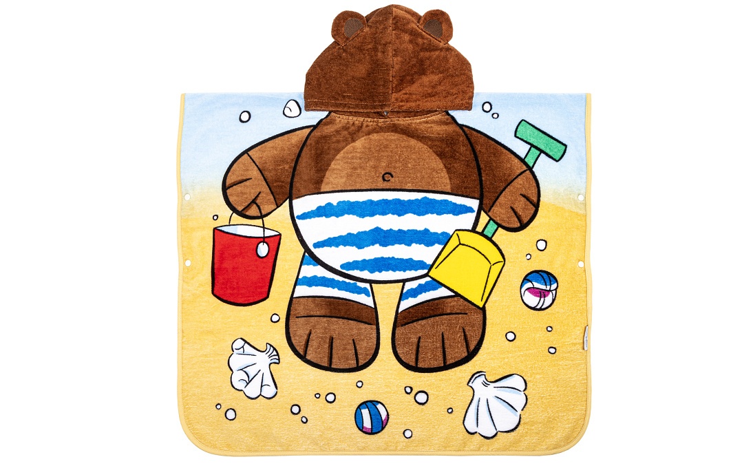 Chlapčenská osuška s kapucňou