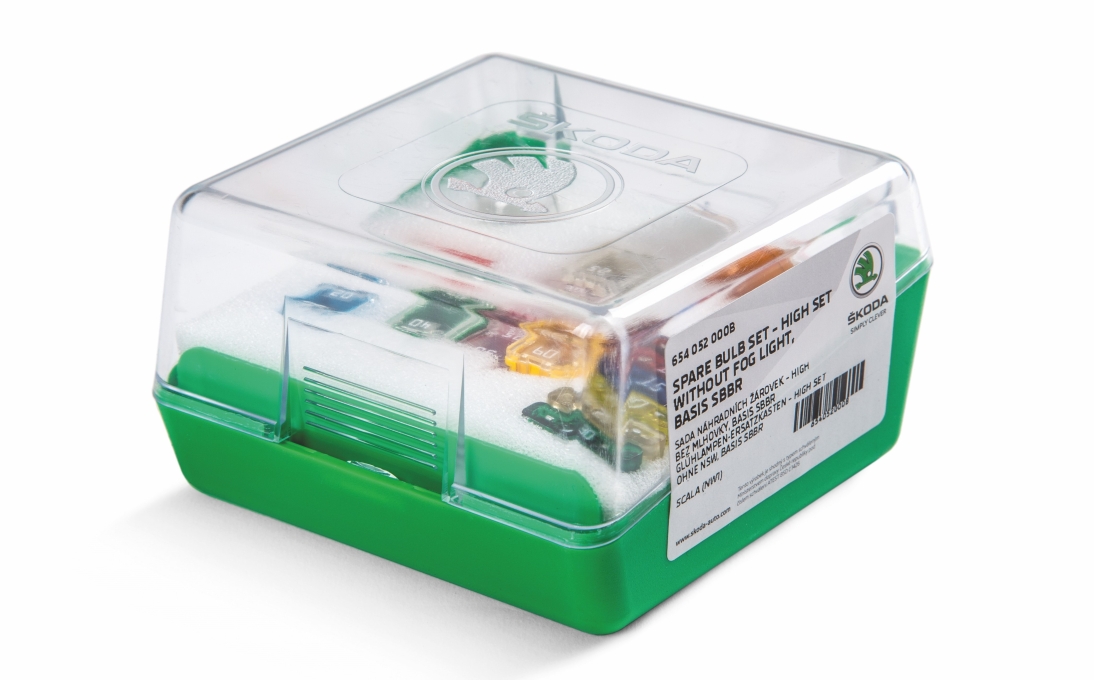 Spare bulb set for SCALA