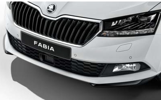 Front bumper spoiler for Fabia III