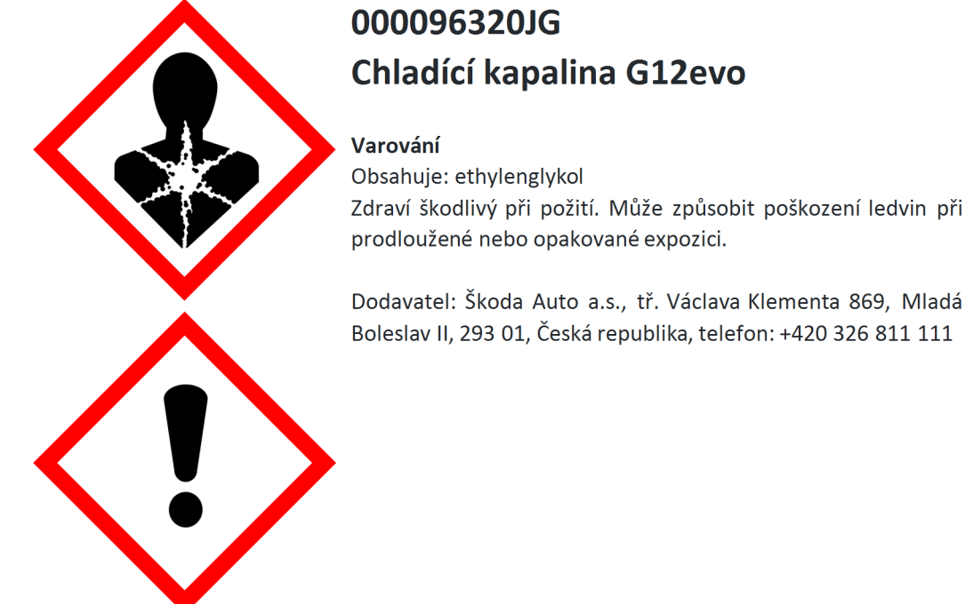 Ready-mix of cooling liquid G12evo 1 l