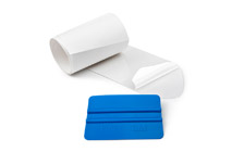 Protective foil of the rear bumper FABIA II