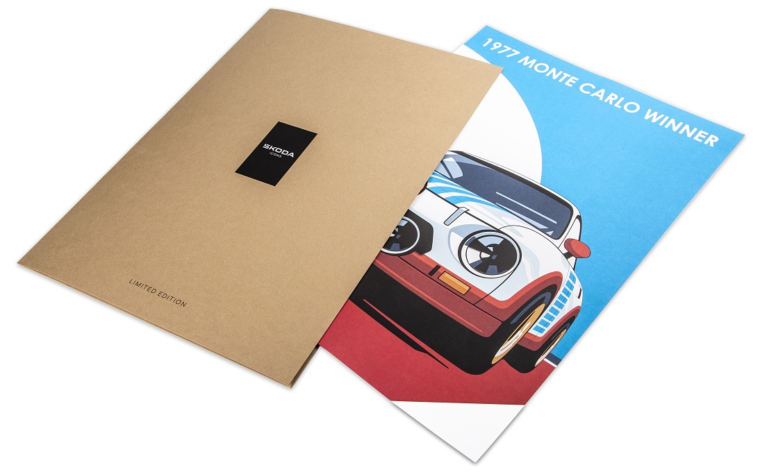 Plagát Škoda Icons RS 130