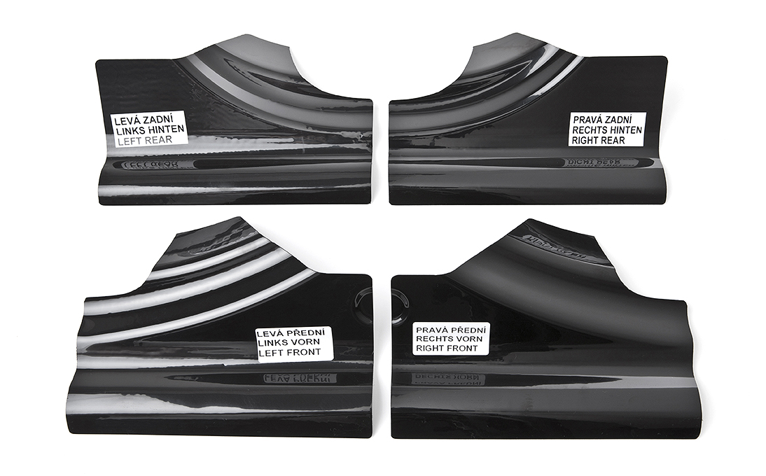 Šablóna pre montáž prahových líšt Superb II