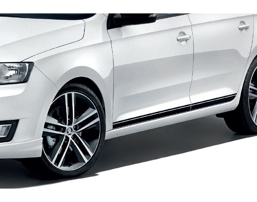 Dekoratívna fólia čierna lesklá RAPID SPACEBACK