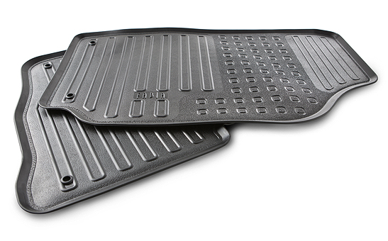 Set of rubber mats - front for Fabia I