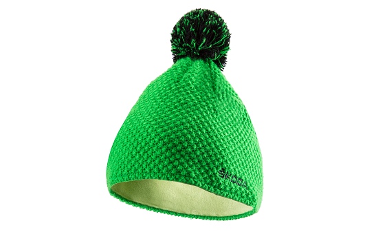 Green winter cap