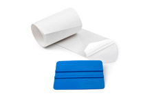 Protective foil of the rear bumper Octavia II