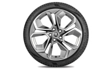 Complete summer alloy wheel Altair 19" for Octavia IV