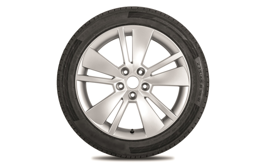 Complete summer 18" alloy wheel Zenith for Superb III