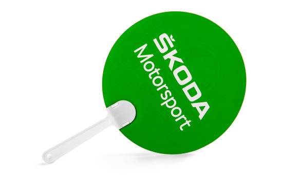 Promotional hand fan Motorsport set of 50 pcs