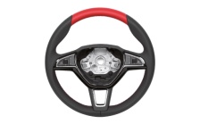 Kožený volant trojramenný