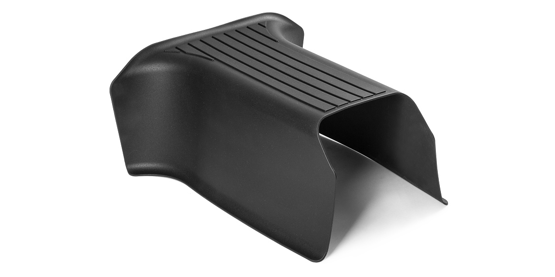 Gumový koberec cez tunel Kodiaq