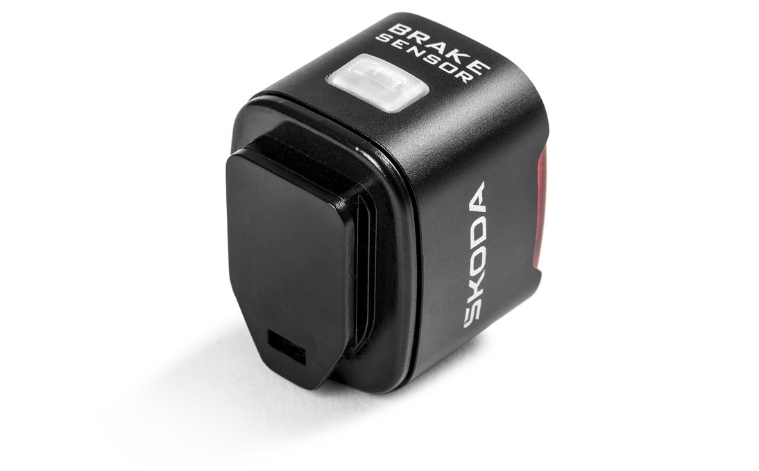 Zadné LED svetlo na bicykel