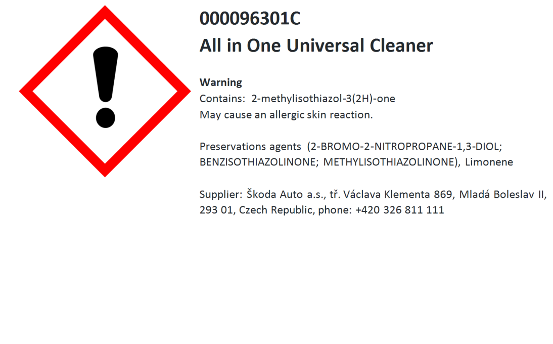 All in one - universal cleaner