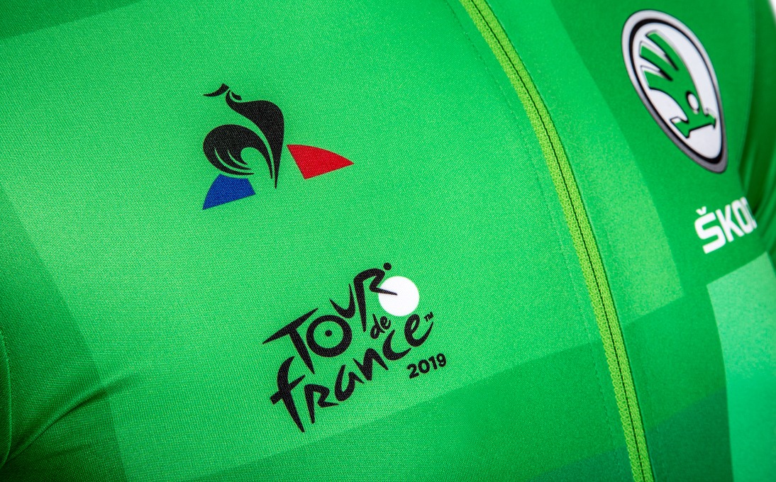 Cyklistický dres ŠKODA v edícii TdF 2019