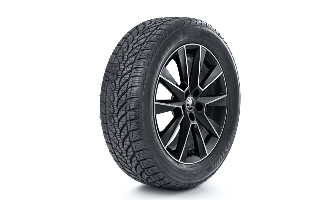 Complete winter alloy wheel SAVIO 17" for FABIA III, RAPID