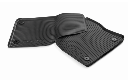 All-weather foot front mats Kodiaq I