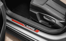 Decorative 3D door sill cover foils Kamiq