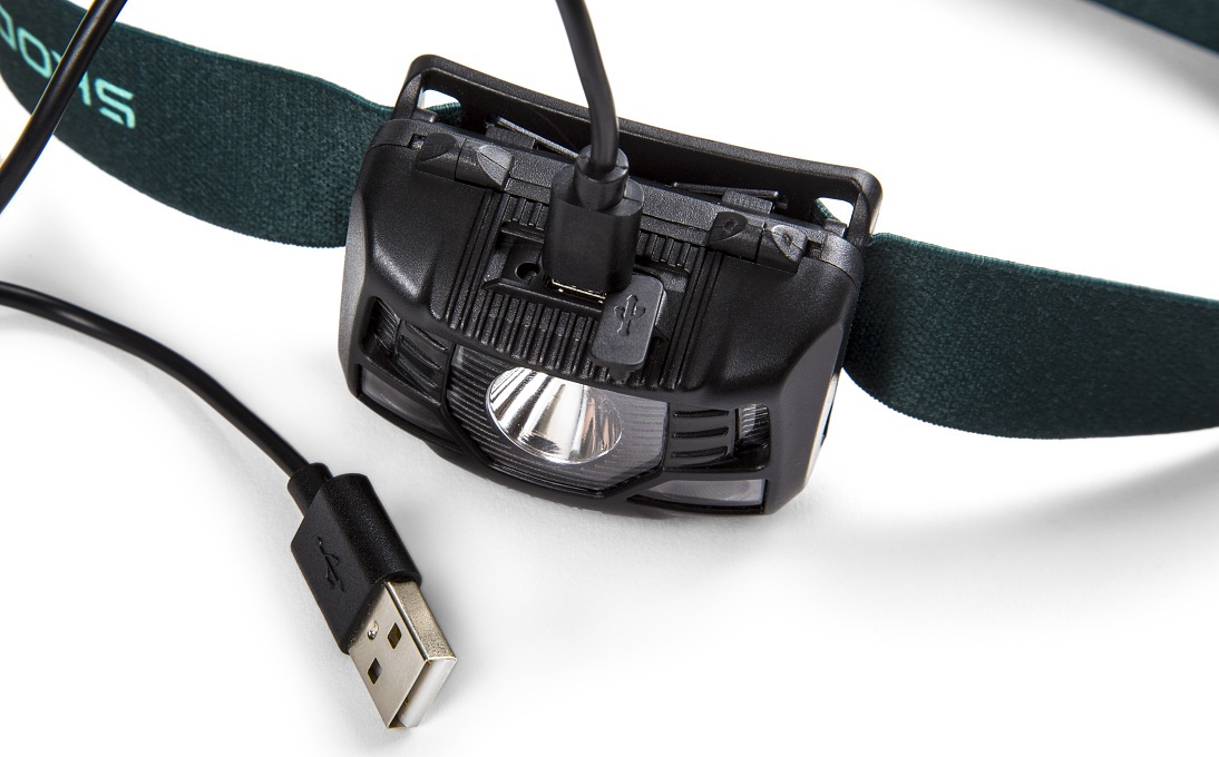 LED čelové svietidlo s USB nabíjaním